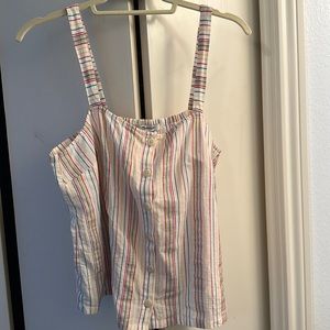 Madewell tank blouse size large